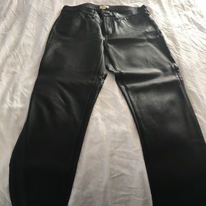 J. Crew Faux Leather Pants